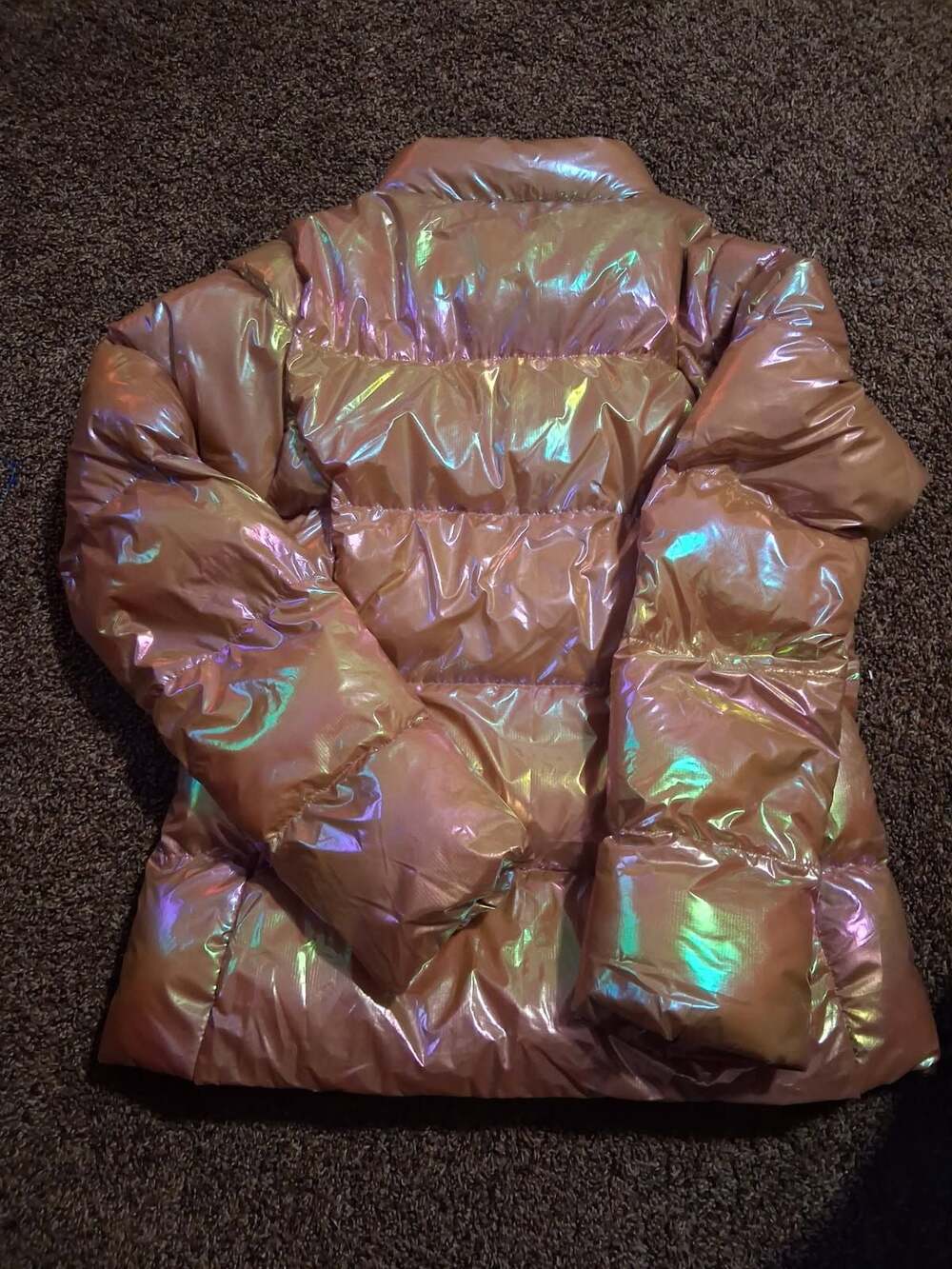 Fabletics Palmer Shine Puffer Jacket Iridescent C… - image 8